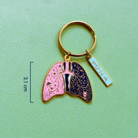 Lungs Keychain